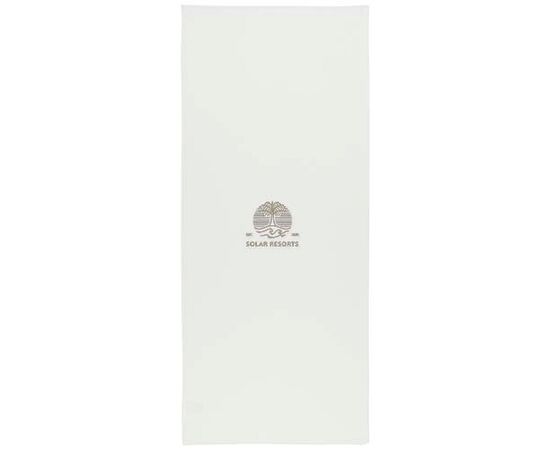 Serviette de sport Lucas en rPET 30 x 80 cm Blanc - Unbranded 11350101