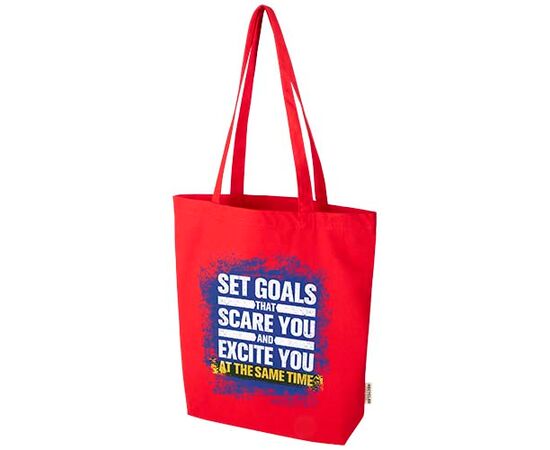 Florida 270 g/m² GRS recycled tote bag 10L Red - Unbranded 12073621