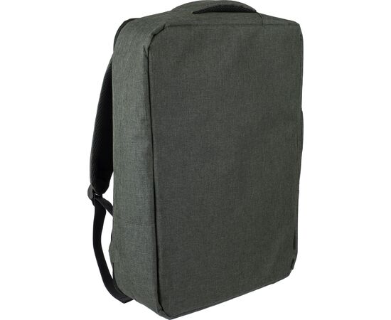 rPET (300D) Polyester Laptop-Rucksack Eulalia Schwarz -  1202789.001
