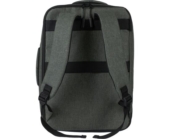 rPET (300D) Polyester Laptop-Rucksack Eulalia Schwarz -  1202789.001