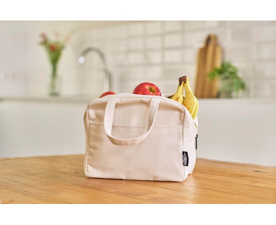 Sac isotherme en polycoton recyclé Elowen Bleu -  1204071.005