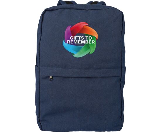 Sac à dos porte-ordinateur en polycoton 330 g/m2 Seraphina Bleu -  1204073.005