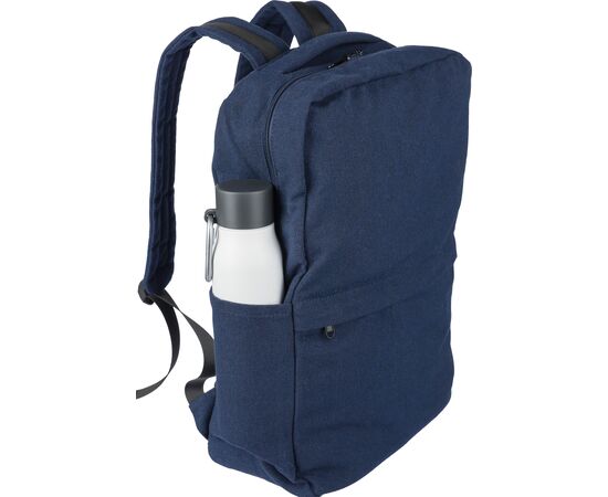 Sac à dos porte-ordinateur en polycoton 330 g/m2 Seraphina Bleu -  1204073.005