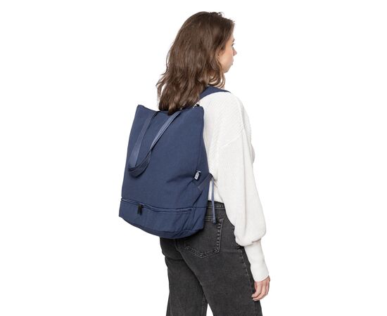 Sac à dos porte-ordinateur en polycoton 330 g/m2 Osric Bleu -  1204074.005