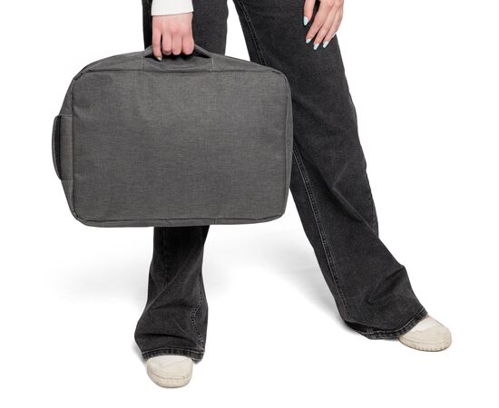 rPET (300D) polyester laptop backpack Eulalia Grey -  1202789.003