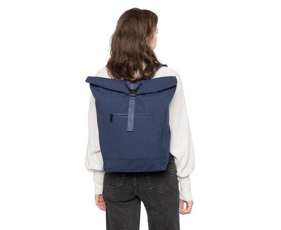 Sac à dos porte-ordinateur en polycoton 330 g/m2 Thaddeux Bleu -  1204072.005
