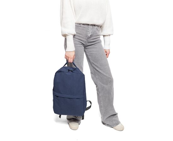 Sac à dos porte-ordinateur en polycoton 330 g/m2 Seraphina Bleu -  1204073.005