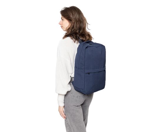 Sac à dos porte-ordinateur en polycoton 330 g/m2 Seraphina Bleu -  1204073.005