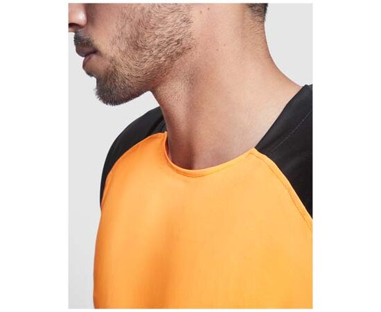 Bugatti unisex sportshirt met korte mouwen Fuchsia, Zwart - Roly R63999C4