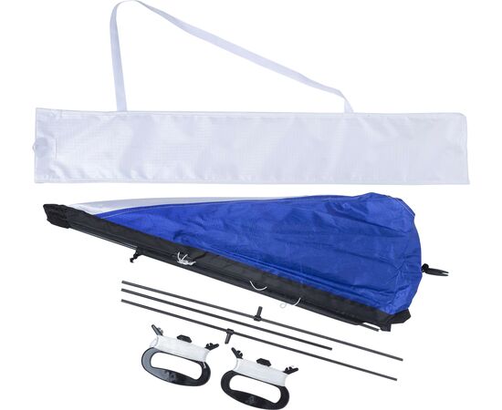 Cerf-volant delta en polyester ripstop 210T Lirien Bleu cobalt -  1204139.023