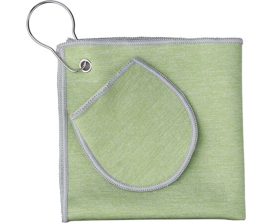 Serviette de golf en rPET Idris Noir -  1206641.001