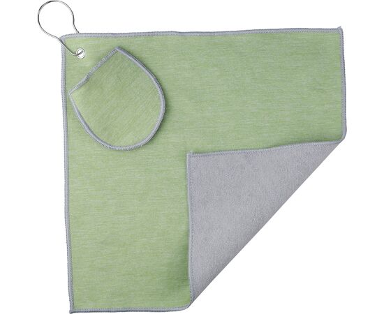 Serviette de golf en rPET Idris Noir -  1206641.001