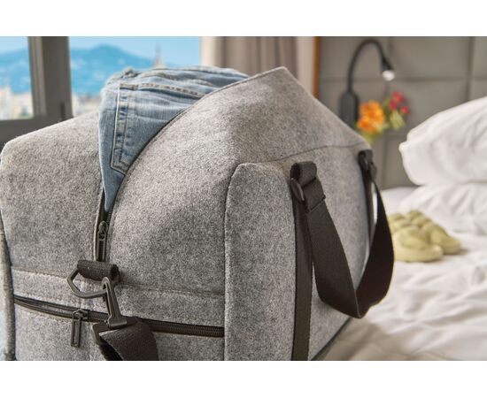 rPET-Sporttasche Corliss Dunkelgrau -  1206869.491