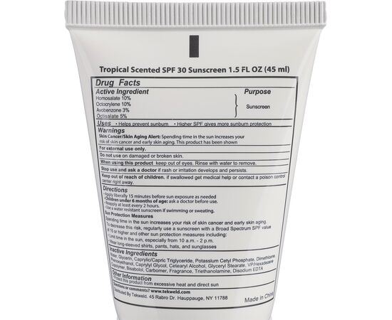 PE sunscreen tube Maelis White -  1207019.002