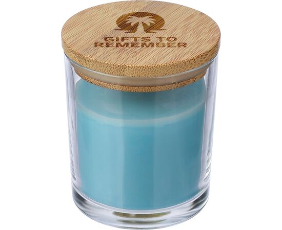 Glazen kaars Riven Wit -  1207021.002