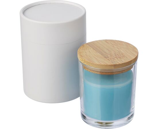 Glazen kaars Riven Wit -  1207021.002