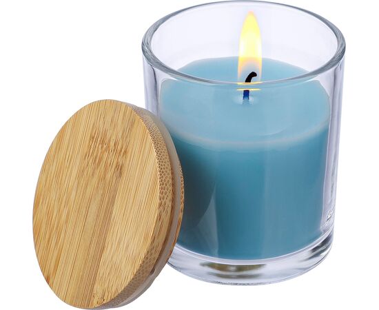 Glazen kaars Riven Wit -  1207021.002