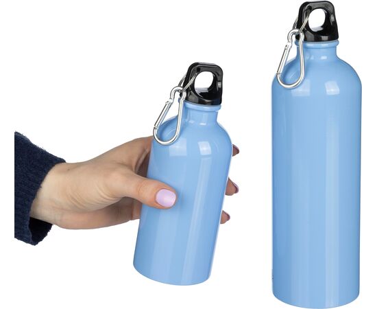 Recycled stainless steel single walled bottle (400 ml) Sable Black -  1204264.001