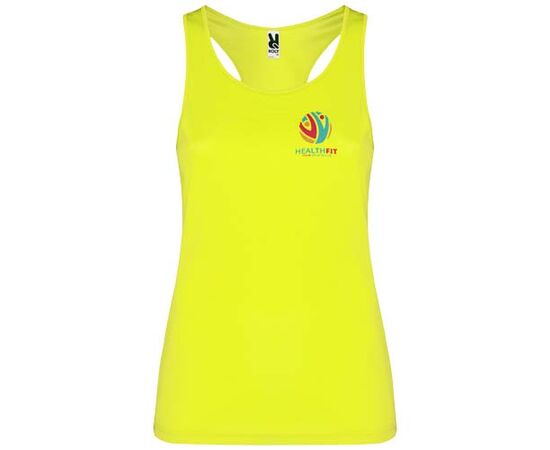 Débardeur de sport Shura pour femme Fluor yellow - Roly R03491C3