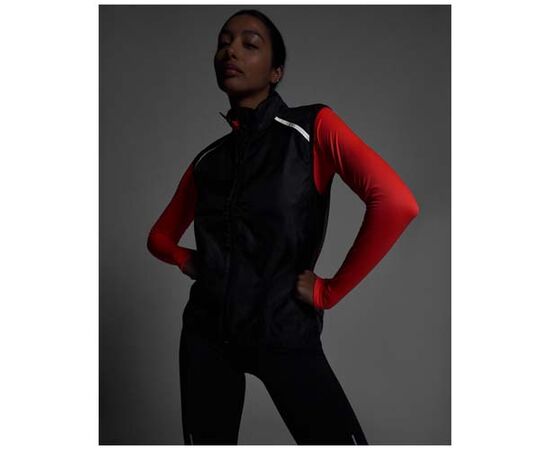 Jannu lichte unisex hardloopbodywarmer Rood - Roly R66844I5