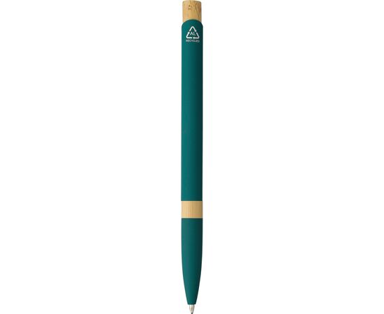 Stylo bille en aluminium recyclé toucher gomme Calandra Noir -  1207806.001.Blauwschrijvend