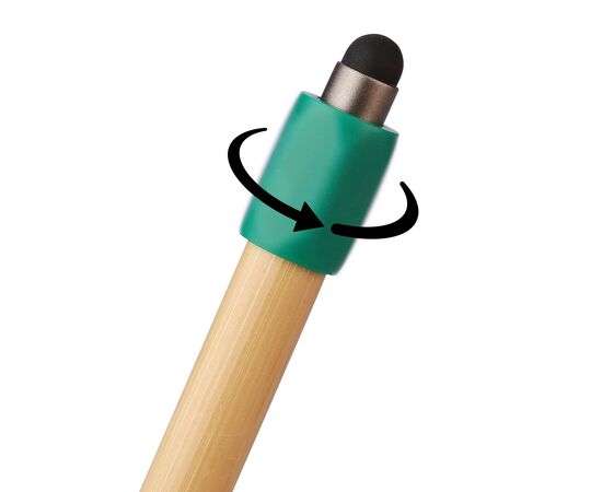 Bamboe balpen Fenn Zwart -  1207807.001.Blauwschrijvend