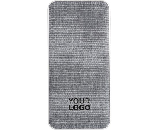 Recycelte ABS-Powerbank Tovi Weiß -  1266574.002