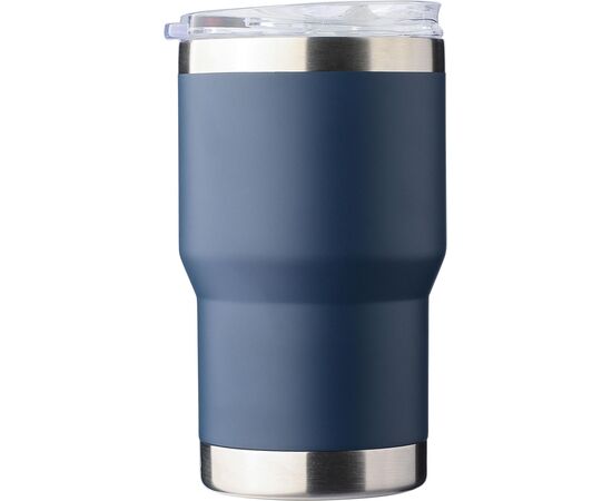 Recycelter Edelstahl-Reisebecher (350 ml) Ayen Grau -  1267375.003