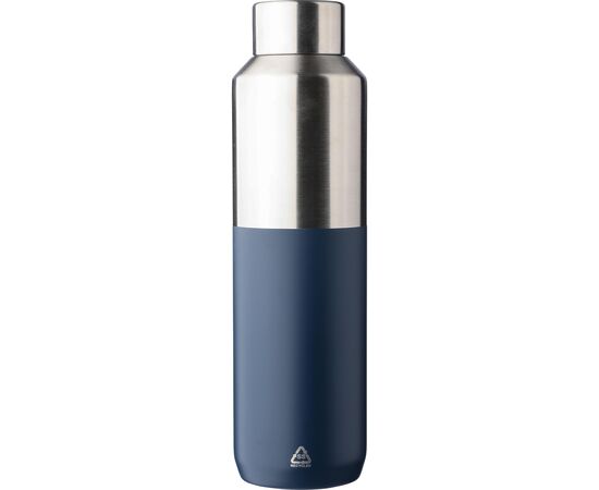 Recycelte doppelwandige Trinkflasche aus Edelstahl (600 ml) Esen Weiß -  1267376.002