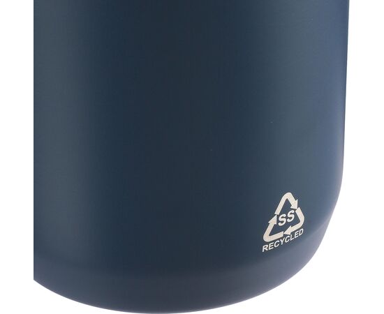 Recycelte doppelwandige Trinkflasche aus Edelstahl (600 ml) Esen Weiß -  1267376.002