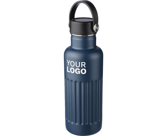 Gerecyclede roestvrijstalen dubbelwandige drinkfles (500 ml) Lior Zwart -  1267379.001