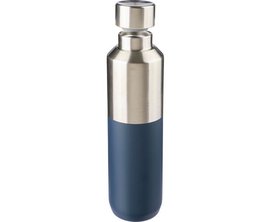 Recycelte doppelwandige Trinkflasche aus Edelstahl (600 ml) Esen Weiß -  1267376.002