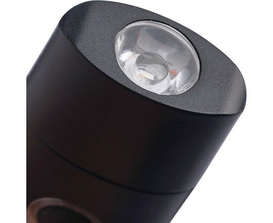 Recycelte ABS Mini-Taschenlampe Zai Schwarz -  1267536.001