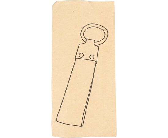 Denim sleutelhanger Enzi Blauw -  1267537.005