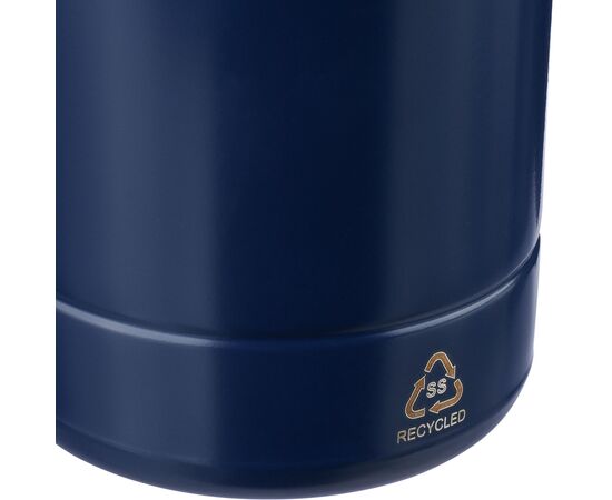 Gerecyclede roestvrijstalen dubbelwandige drinkfles (500 ml) Solene Zwart -  1267777.001