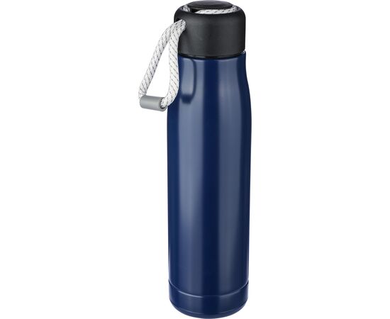 Gerecyclede roestvrijstalen dubbelwandige drinkfles (500 ml) Solene Zwart -  1267777.001