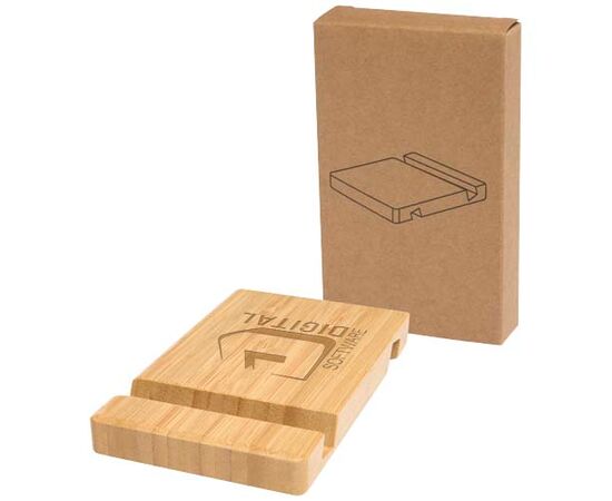 Bubup bamboo 2-angled tablet and phone stand Wood - Unbranded 10460371