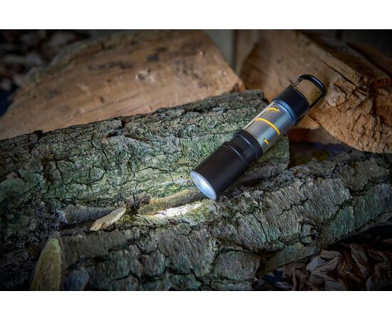 Aluminium COB-Taschenlampe Vela Schwarz -  1267908.001