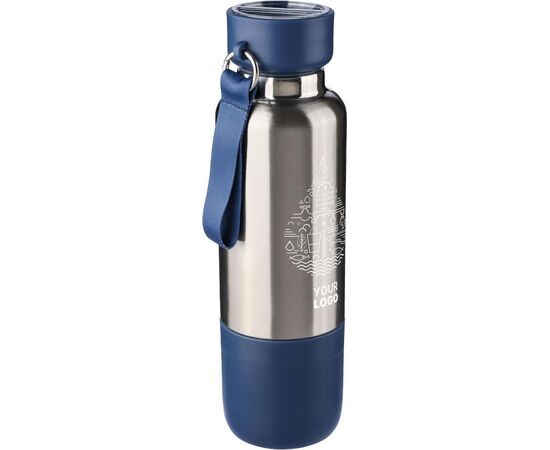Stainless steel double-walled drinking bottle (500 ml) Zev Black -  1272569.001