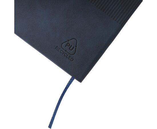 Recycled PU notebook (A5) Elian Black -  1274007.001