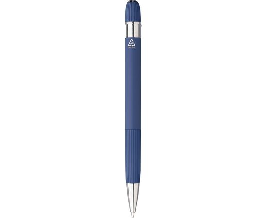 Ensemble carnet A5 et stylo à bille en PU recyclé Tarek Noir -  1274009.001