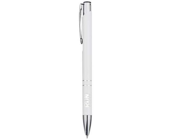 Stylo bille en aluminium recyclé Moneta (encre bleue) Blanc - Unbranded 10798401