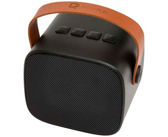 Diya 3W draadloze speaker van gerecycled plastic Zwart - Unbranded 12443690