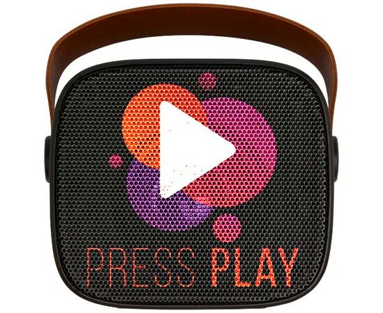 Diya 3W draadloze speaker van gerecycled plastic Zwart - Unbranded 12443690