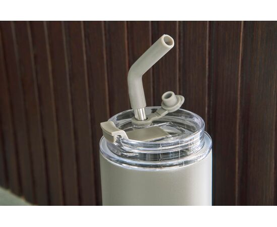 Roestvrijstalen dubbelwandige drinkfles (500 ml) Omari Zwart -  1274051.001