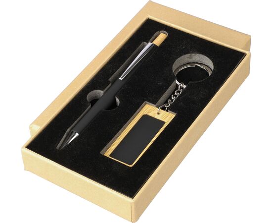 Bamboe schrijversset Zaid Zwart -  1274012.001