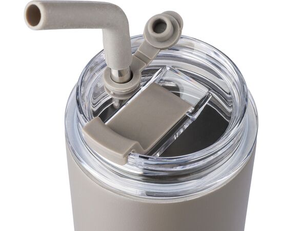 Roestvrijstalen dubbelwandige drinkfles (500 ml) Omari Zwart -  1274051.001