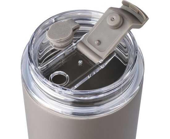 Roestvrijstalen dubbelwandige drinkfles (500 ml) Omari Zwart -  1274051.001