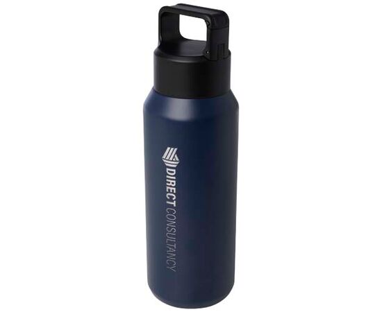 Bouteille avec isolation sous vide Astra de 600 ml en cuivre et acier inoxydable recyclé certifié RCS (compatible avec les boissons gazeuses) Marine - Unbranded 10084155