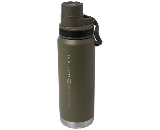 Bouteille avec isolation sous vide Fortis de 700 ml en cuivre et acier inoxydable recyclé certifié RCS (compatible avec les boissons gazeuses) Vert forêt - Unbranded 10084264